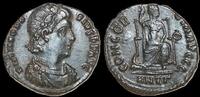 Theodosius I. AD 379-395. Æ 18mm, 2.60 g. Antioch Constantinopolis -