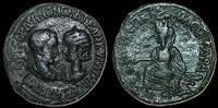 Mesopotamia, Singara. Gordian III, with Tranquillina. AD 238-244. Æ 31mm, 20.82 g. Tyche -