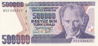 Asia TURKEY P.212 - 500.000 Lira L.1970 UNC -