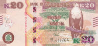 Africa ZAMBIA P.59c - 20 Kwacha UNC -