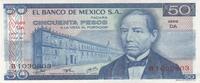 North America MEXICO P.65b - 50 Pesos UNC/AU -