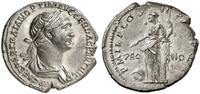 98 - 117 AD Trajan.  AR Denarius, 2.82g. RIC 364 corr. Extremely Fine