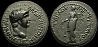 Phrygia, Prymnessus. Nero. AD 54-68. Æ 22mm 5.65 g. Dikaiosyne