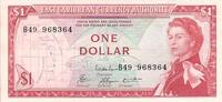 North America EAST CARIBBEAN STATES P.13c - 1 Dollar ND -
