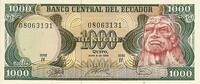 South America ECUADOR P.125b - 1000 Sucres UNC -