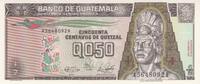 North America GUATEMALA P. 72a - 1/2 Quetzal UNC -