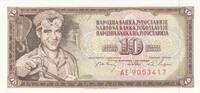 Europe YUGOSLAVIA P.82c - 10 Dinar UNC -