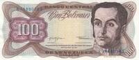 South America VENEZUELA P.55f - 100 Bolivares -