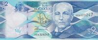 North America BARBADOS P.73 - 2 Dollars UNC -
