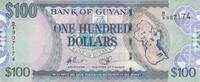 South America GUYANA P.36b - 100 Dollars UNC -