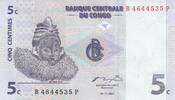 Africa CONGO DEM. REP. P.81a - 5 Centimes UNC -
