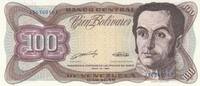 South America VENEZUELA P.66c - 100 Bolivares UNC -