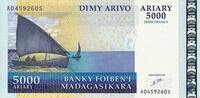Africa MADAGASCAR P.84 - 5000 Ariary ND UNC -