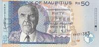 Africa MAURITIUS P.50b - 50 Rupees UNC -