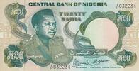 Africa NIGERIA P.26e - 20 Naira ND UNC -