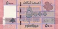 Asia LEBANON P.91b - 5000 Livres UNC -