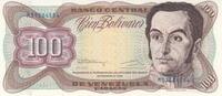 South America VENEZUELA P.66e - 100 Bolivares UNC -