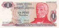 South America ARGENTINA P.311 - 1 Peso Argentino ND 1983-1984 UNC -