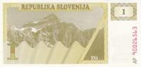 Europe SLOVENIA P.1a - 1 tolar UNC -