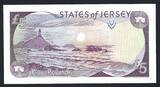 Jersey 5 Pounds 1993 Queen Elysabeth II P.Neuf