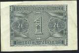 Pologne / Poland 1 Zloty 01/08/1941 Bank Emisyjny W Polsce serie BC SS