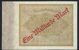 Allemagne / Deutschland / Germany 1 Milliarde Mark 15/12/1923 Reichsbanknote SS +