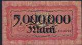 Wurttemberg / Wuerttemberg 5 Millionen Mark 01/08/1923 Württembergische Notenbank SS