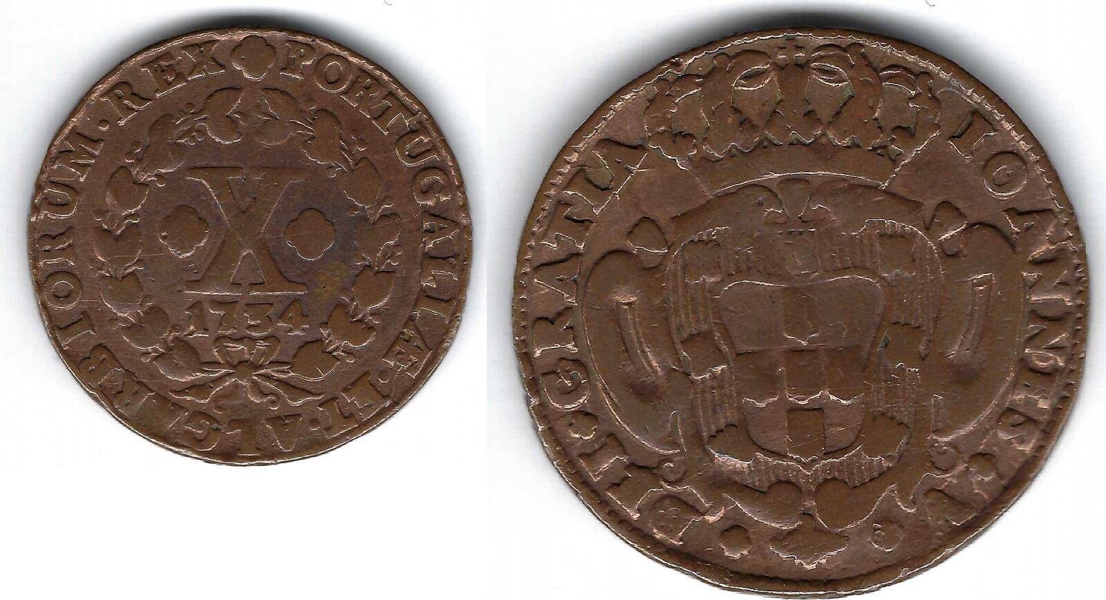 PORTUGAL - ROYAUME DE PORTUGAL - JEAN V 400 Réis Jean V 1720 Lisbonne Ttb,fwo 925113,a
