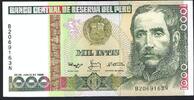 Pérou / Peru 1000 Intis Banco Central De Reserva Del Peru -