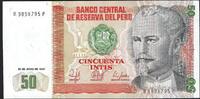 Pérou / Peru 50 Intis Banco Central De Reserva Del Peru -