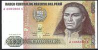 Pérou / Peru 500 Intis Banco Central De Reserva Del Peru -