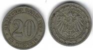 Allemagne / Germany / Deutschland 20 Pfennig Grosser Adler -