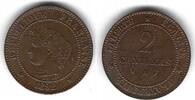 France / Frankreich / Paris 2 Centimes Cérès -