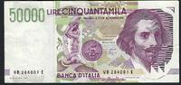 Italie / Italia / Italien 50000 Lire Gian Lorenzo Bernini -
