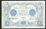 France / Frankreich 5 Francs Bleu U.15938 -