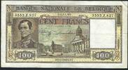 Belgique / Belgien / Belgium 100 Francs Banque Nationale de Belgique -