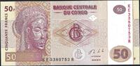 Congo 50 Francs Banque Centrale du Congo -
