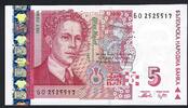 Bulgarie / Bulgaria 5 Leva Bulgarian National Bank -