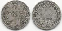 France / Frankreich / Bordeaux 1 Franc Cérès -