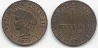 France / Frankreich / Paris 1 Centime Cérès -