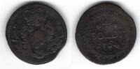 4 Soldi 1764 Corse / Corsica / Corte Pascal Paoli / Murato S