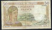 France / Frankreich 50 Francs Cérès H.5340 -