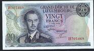 Luxembourg / Letzburg / Luxemburg 20 Francs Grand Duché de Luxembourg -