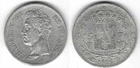 France / Frankreich / Lyon 5 Francs Charles X -