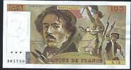 France / Frankreich 100 Francs Delacroix X.12 -