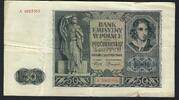 Pologne / Poland 50 Zlotych Bank Emisyjny W Polsce serie A -