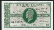 1000 Francs 1945 France / Frankreich Marianne  série 20 A SPL