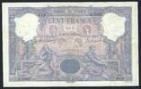 100 Francs 29/11/1907 France / Frankreich Bleu et Rose  D.5062 S (fentes)