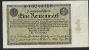 1 Rentenmark 01/11/1923 Allemagne / Deutschland / Germany Rentenbankschein VZ