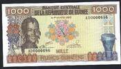 Guinée / Guinea 1000 Francs Banque Centrale de la République de Guinée N° 0000686 -